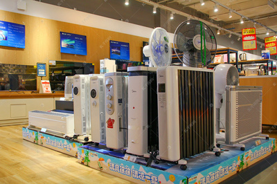 電器室內(nèi)空調(diào)超市購物消費圖配圖高清大圖