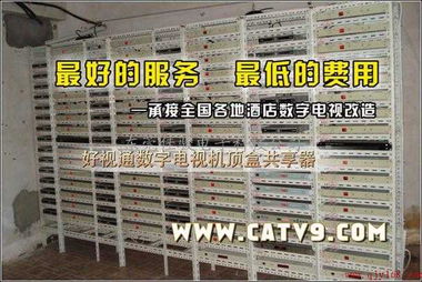 宿舍工廠學(xué)校有線電視改造工程必用產(chǎn)品4路有數(shù)電視共享器